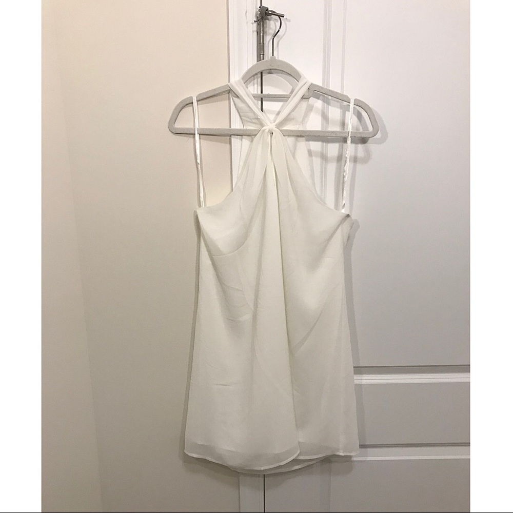 White High Neck Shift Dress (bridal/bachelorette)